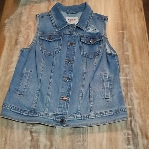 mossimo denim vest